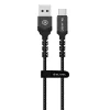 Blavec Raptor USB-A - USB-C kábel PD 66W 6A 1m, fekete-szürke (CRA-U-5900217419556 1 kép