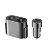 Baseus autós szivargyújtós töltő 80w + dual USB 3.1A fekete-6953156296923 3 kép