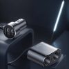 Baseus autós szivargyújtós töltő 80w + dual USB 3.1A fekete-6953156296923 8 kép