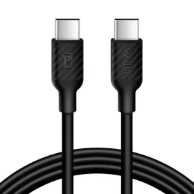 PITAKA USB Type-C / USB Type-C kábel 1m 3A fekete (CTC1001)