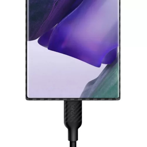 PITAKA USB Type-C / USB Type-C kábel 1m 3A fekete (CTC1001)-1200000011509 4 kép