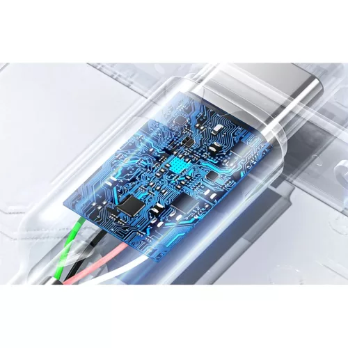 USB 2.0 A férfi - C férfi 3A kábel Vention CTNLF 1M (Kék)-6922794709607 7 kép