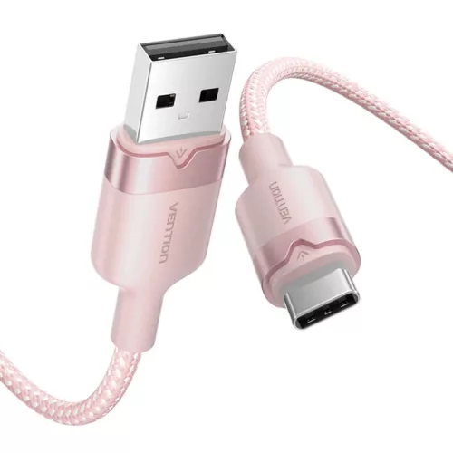 Vention CTNPF 1M USB 2.0 A - USB-C kábel (rózsaszín)-6922794709621 2 kép