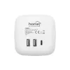 Home CUBE1 kocka elosztó USB töltővel, 3 aljzat gyermekvédelemmel,-5999084968533 3 kép
