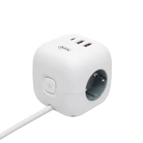 Home CUBE2 kocka elosztó, max. 3680 W, USB töltő, 3 aljzat gyermekv-5999084968557 2 kép