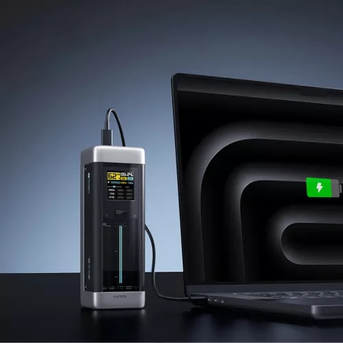 Powerbank Cuktech CUK00P23GLBK 210W 25000mAh Power Bank 2 x USB-C 1 x -6973886190407 2 kép