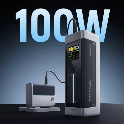 Powerbank Cuktech CUK00P23GLBK 210W 25000mAh Power Bank 2 x USB-C 1 x -6973886190407 4 kép
