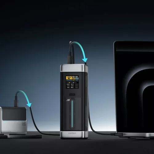 Powerbank Cuktech CUK00P23GLBK 210W 25000mAh Power Bank 2 x USB-C 1 x -6973886190407 8 kép