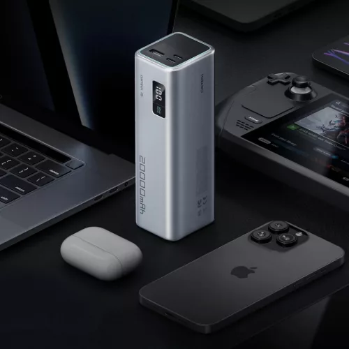 Powerbank Cuktech CUKP200XGLGR 100W 20000mAh 2 x USB-C 1 x USB-A - sz�-6973886190773 5 kép