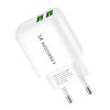 Wozinsky CUWCW 2.4A 2 x USB-A hálózati töltő adapter - fehér-5907769308550 3 kép