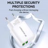 Wozinsky CUWCW 2.4A 2 x USB-A hálózati töltő adapter - fehér-5907769308550 7 kép