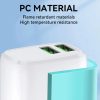 Wozinsky CUWCW 2.4A 2 x USB-A hálózati töltő adapter - fehér-5907769308550 10 kép