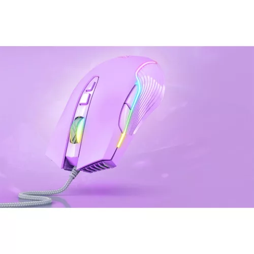 ONIKUMA RGB Vezetékes Gaming Egér CW905 Lila-6972470561142 6 kép