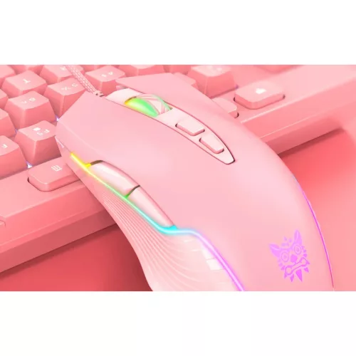 ONIKUMA CW905 pink gamer egér-6972470560909 4 kép