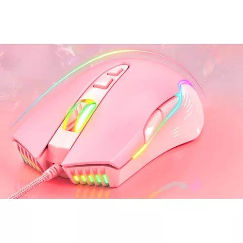 ONIKUMA CW905 pink gamer egér-6972470560909 5 kép