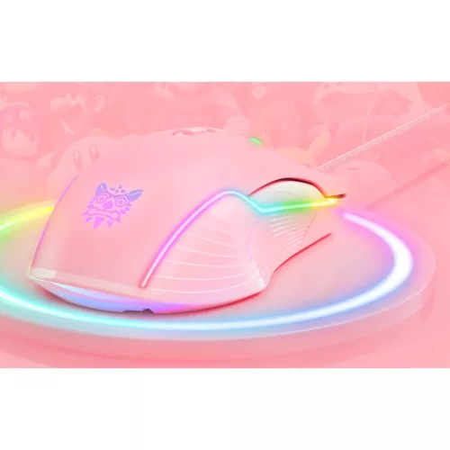 ONIKUMA CW905 pink gamer egér-6972470560909 6 kép