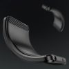 Carbon Case Rugalmas Szilikon Tok Xiaomi Poco F7 Pro - Fekete-5907769378478 5 kép
