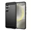 Szénszálas rugalmas szilikon tok Xiaomi Poco F7 Ultra - Fekete tok
