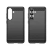 Szénszálas rugalmas szilikon tok Xiaomi Poco F7 Ultra - Fekete tok-5907769378485 2 kép