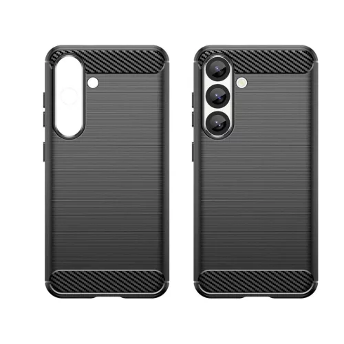 Szénszálas rugalmas szilikon tok Xiaomi Poco F7 Ultra - Fekete tok-5907769378485 2 kép