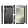 Szénszálas rugalmas szilikon tok Xiaomi Poco F7 Ultra - Fekete tok-5907769378485 3 kép