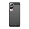 Carbon Case szilikon tok Honor 90 Lite-hez - fekete