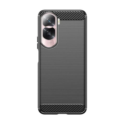 Carbon Case szilikon tok Honor 90 Lite-hez - fekete-9145576282656 1 kép
