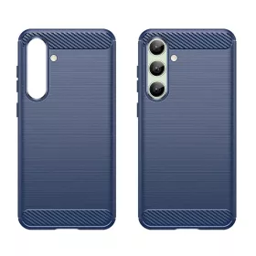 Szilikon tok Carbon Case Samsung Galaxy S24 FE - kék tok-5907769368721 2 kép