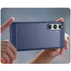 Szilikon tok Carbon Case Samsung Galaxy S24 FE - kék tok-5907769368721 7 kép