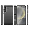 Szilikon tok Carbon Case Samsung Galaxy S25+ - fekete-5907769368110 1 kép