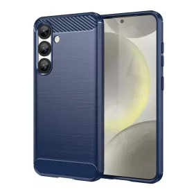 Carbon Case szilikon tok Samsung Galaxy S25 Edge - kék