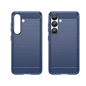 Carbon Case szilikon tok Samsung Galaxy S25 Edge - kék-5907769377235 2 kép