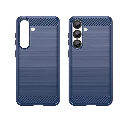 Carbon Case szilikon tok Samsung Galaxy S25 Edge - kék-5907769377235 2 kép