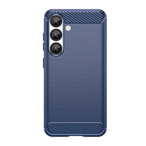 Carbon Case szilikon tok Samsung Galaxy S25 Edge - kék-5907769377235 3 kép