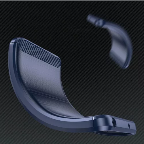 Carbon Case szilikon tok Samsung Galaxy S25 Edge - kék-5907769377235 6 kép
