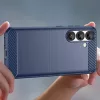 Carbon Case szilikon tok Samsung Galaxy S25 Edge - kék-5907769377235 7 kép