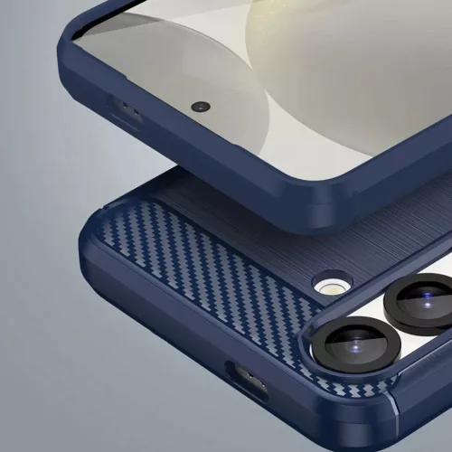 Carbon Case szilikon tok Samsung Galaxy S25 Edge - kék-5907769377235 8 kép