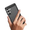 Szilikon tok Carbon Case iPhone 16e - fekete tok-5907769376948 3 kép