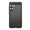 Szilikon tok Carbon Case iPhone 16e - fekete tok-5907769376948 7 kép