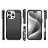 Carbon Case iPhone 16 Pro Max szilikon tok - Fekete tok-5907769364761 3 kép