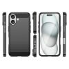 Carbon Case szilikon tok iPhone 16 - Fekete tok-5907769364730 3 kép