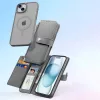 Dux Ducis Lawa bőr iPhone 15 tok - Szürke tok-6971824163100 4 kép