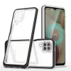 Átlátszó 3 az 1-ben tok Samsung Galaxy A22 4G Keret Gél Tok Fekete