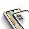 Átlátszó 3 az 1-ben tok Samsung Galaxy A22 4G Keret Gél Tok Fekete-9145576242636 4 kép