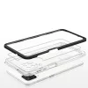 Átlátszó 3 az 1-ben tok Samsung Galaxy A22 4G Keret Gél Tok Fekete-9145576242636 5 kép