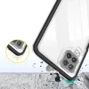 Átlátszó 3 az 1-ben tok Samsung Galaxy A22 4G Keret Gél Tok Fekete-9145576242636 6 kép