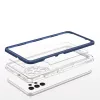 Clear 3 az 1-ben tok Samsung Galaxy A72 4G-hez Kék keretes gél borí-9145576242797 5 kép
