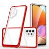 Clear 3in1 tok Samsung Galaxy A72 4G Frame Gel Cover Red-9145576242803 1 kép