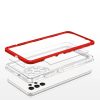 Clear 3in1 tok Samsung Galaxy A72 4G Frame Gel Cover Red-9145576242803 5 kép