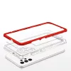 Clear 3in1 tok Samsung Galaxy A72 4G Frame Gel Cover Red-9145576242803 5 kép